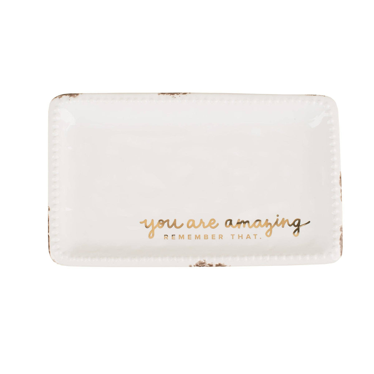 You Are Amazing Trinket Tray: 6 / 6 x 3.5 / 28100001