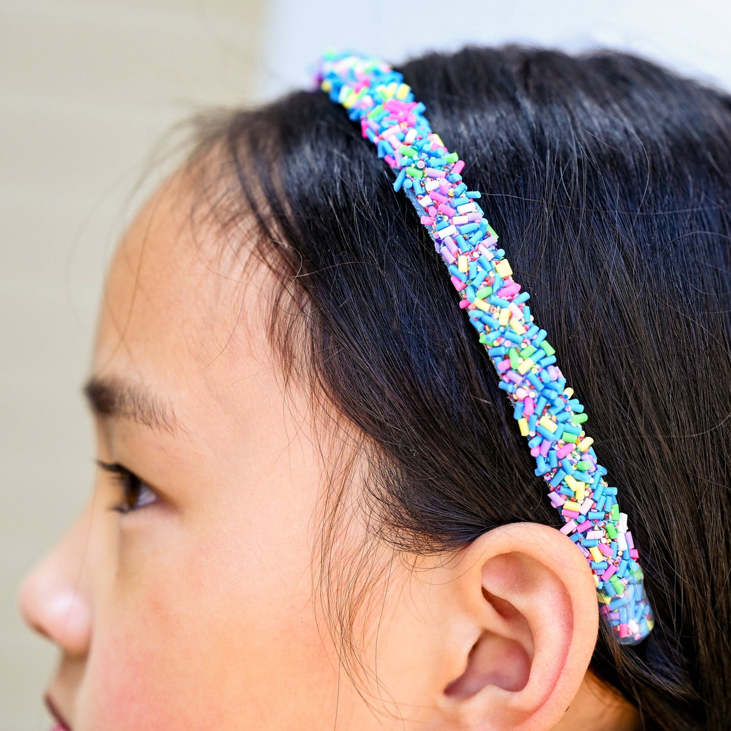 Thin Sprinkle Headband - Non Slip Hair Accessories for Kids: Blue