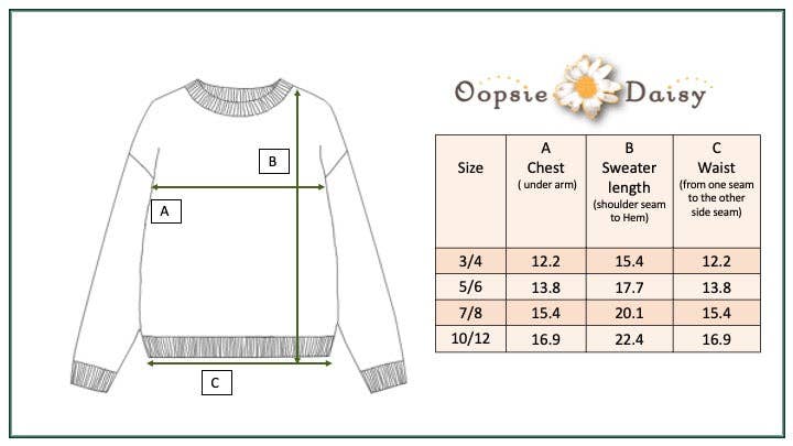 Kids Beige Flower Crew Neck Fall Winter