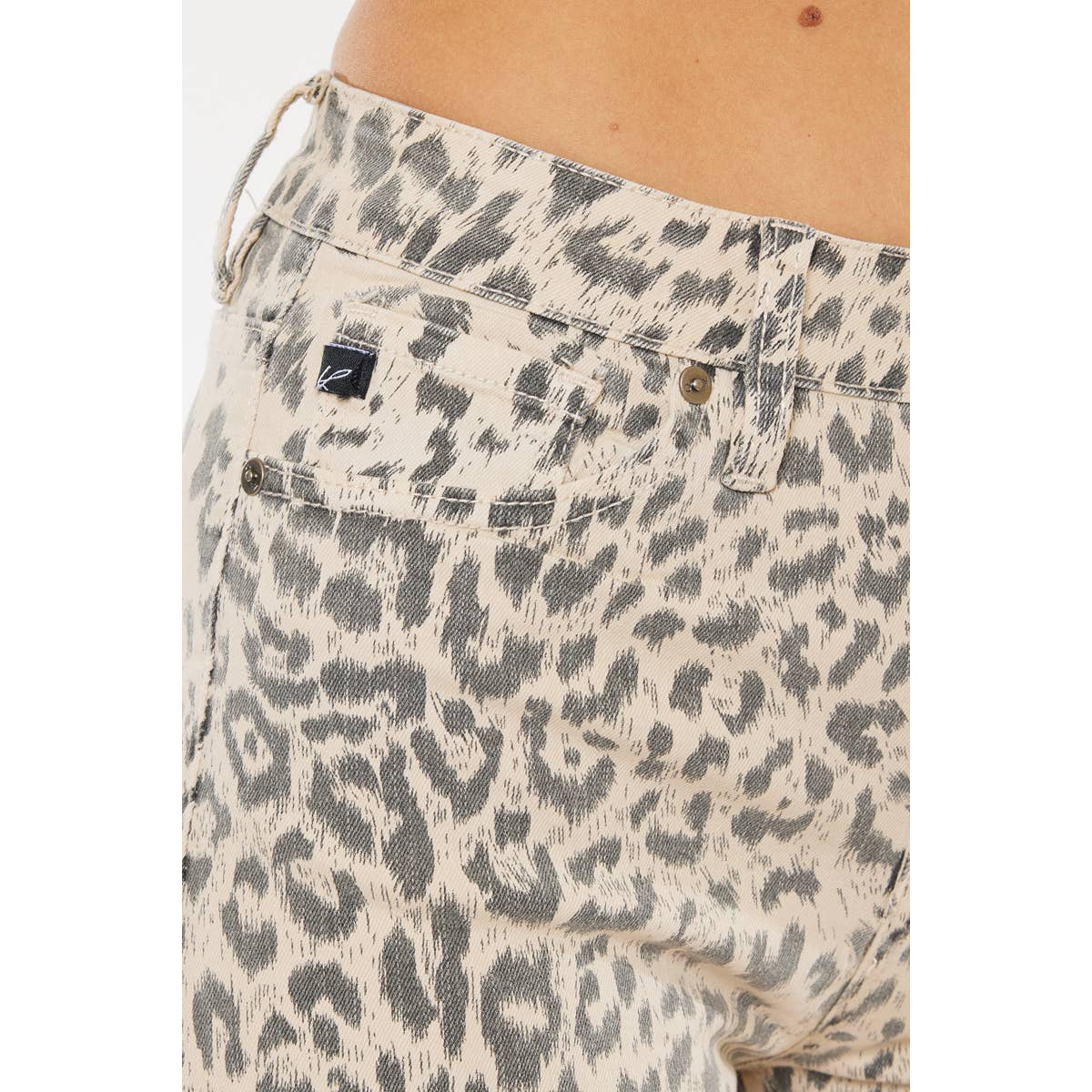 The Luxe Leopard KanCan High-Rise Shorts