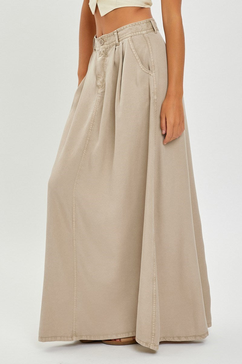 The Co. Classic High-Rise Full Length Skirt Risen Brand
