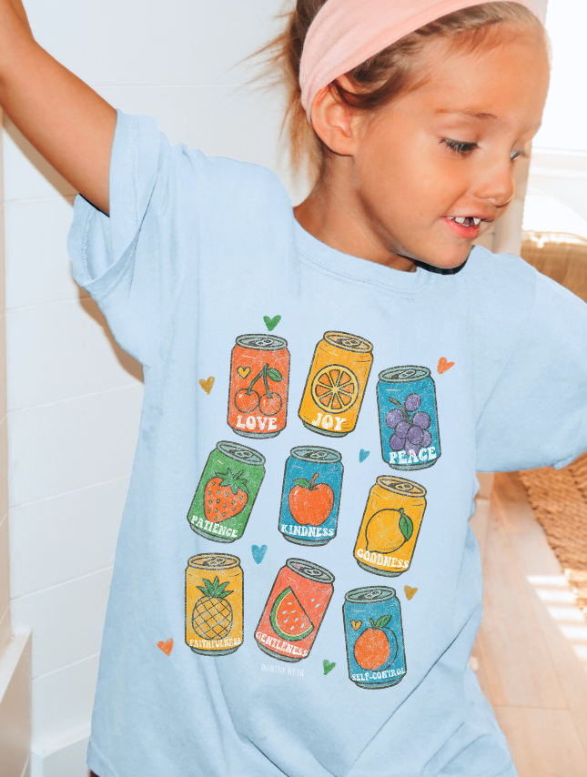 Flavor of Faith - Youth Tee: Chambray