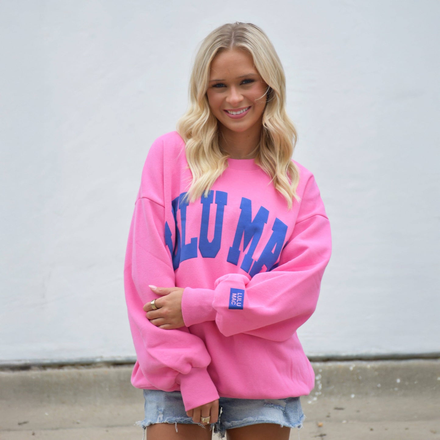 Lulu Mac ADult Pink/Royal Puff
