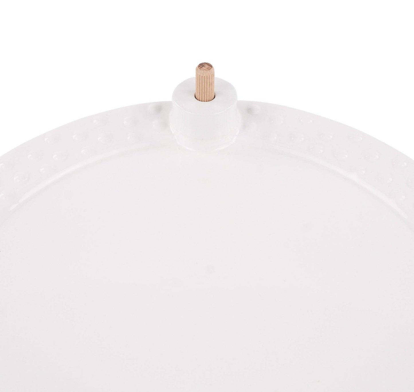 White Round Platter
