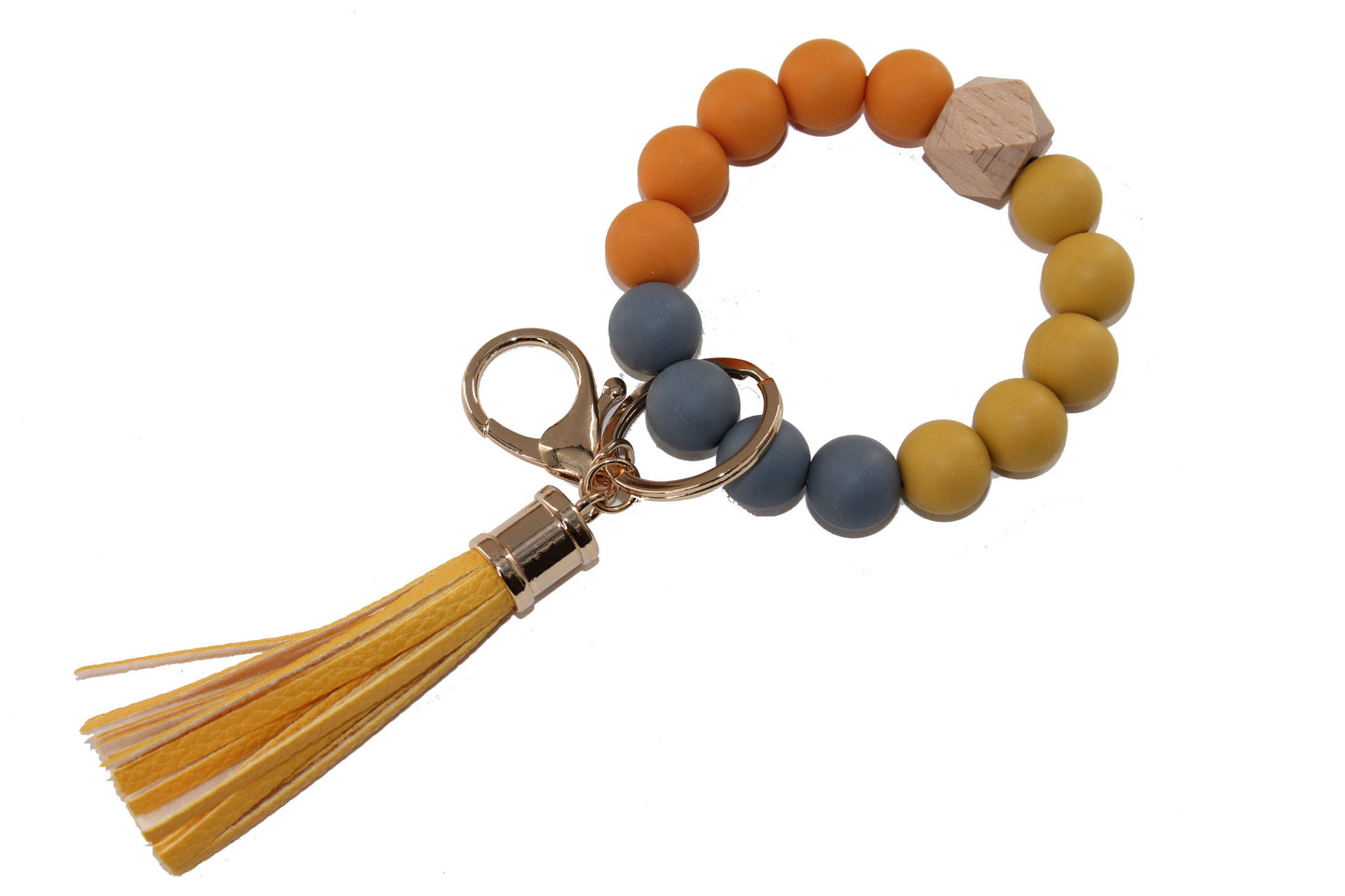 Beaded Keyring/Keychain Bracelet
