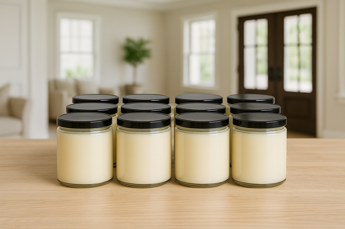 Ready to Label 9 oz Soy Candles | Many Scents to Choose From: Amberwood Lavender