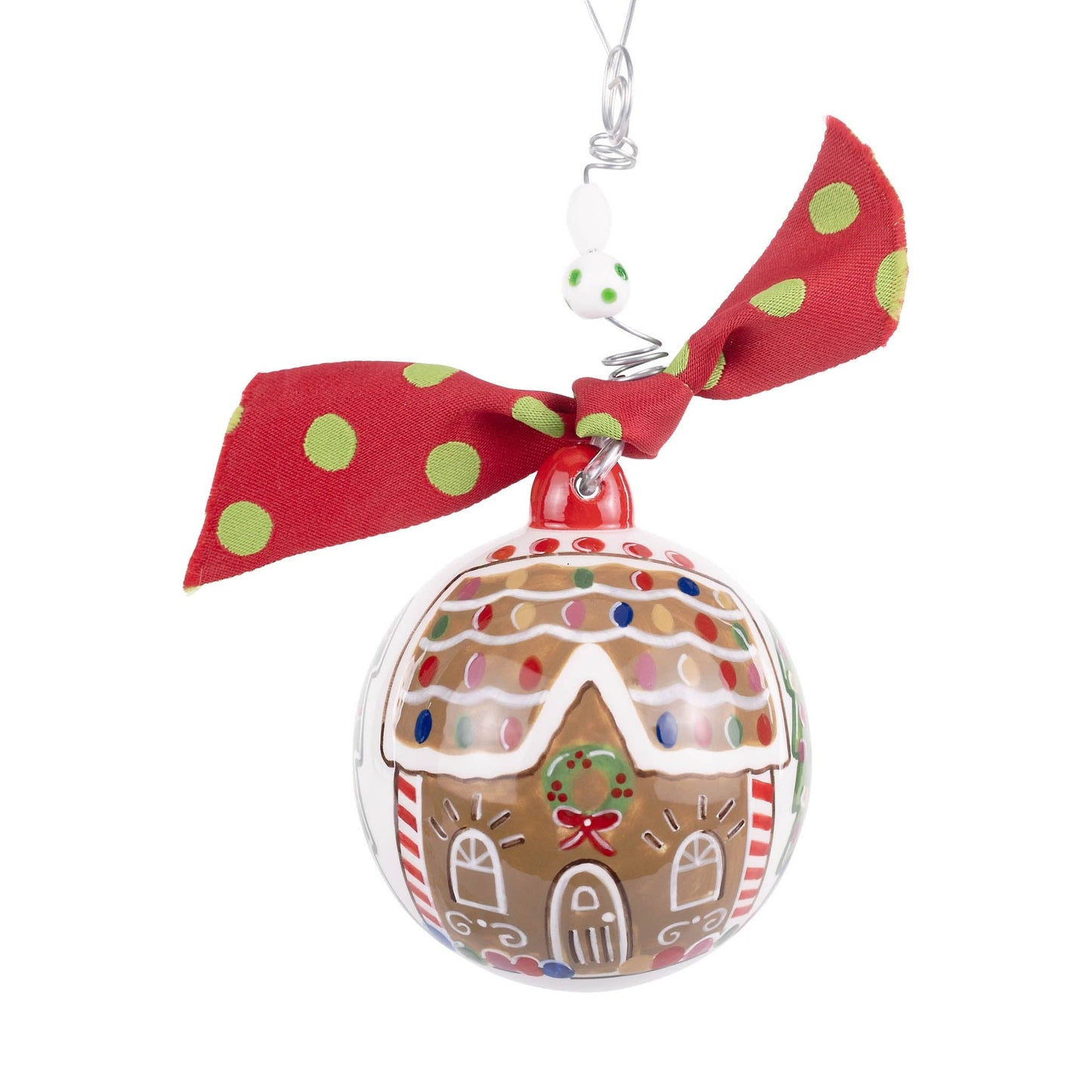 Gumdrop Gingerbread House Ornament