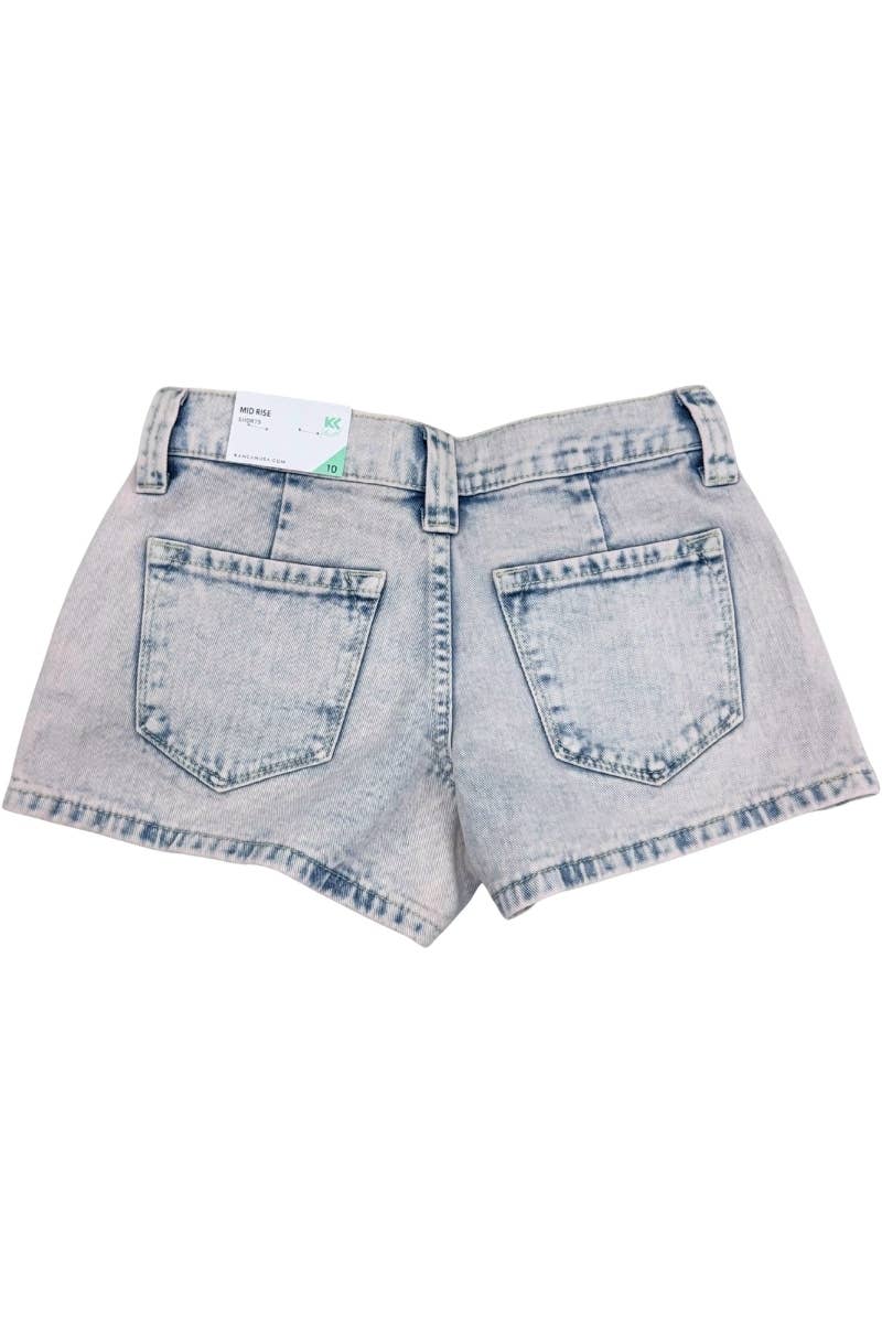 YOUTH MID RISE SHORTS DUSTY PINK KANCAN