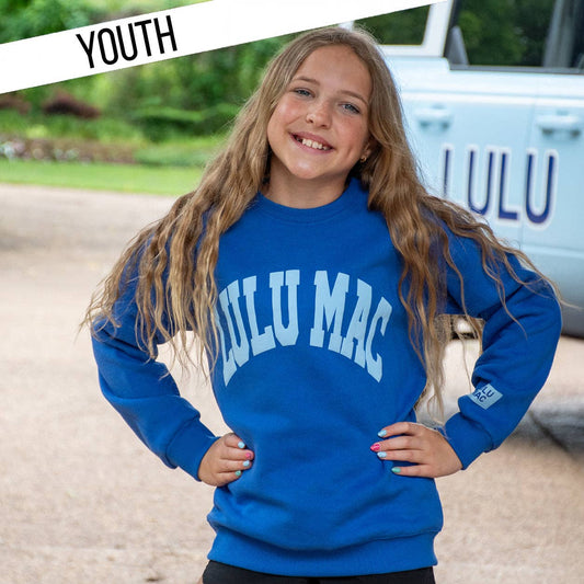 Lulu Mac Youth ROYAL/LIGHT BLUE PUFF
