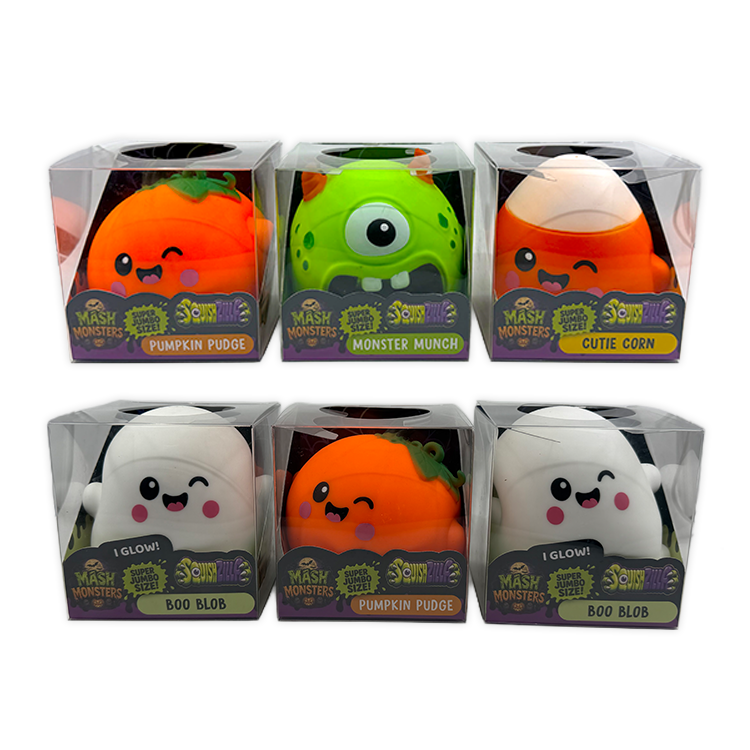 Fun Doh JUMBO Halloween Monsters Squishy Toy - 6/Display: Wholesale Price