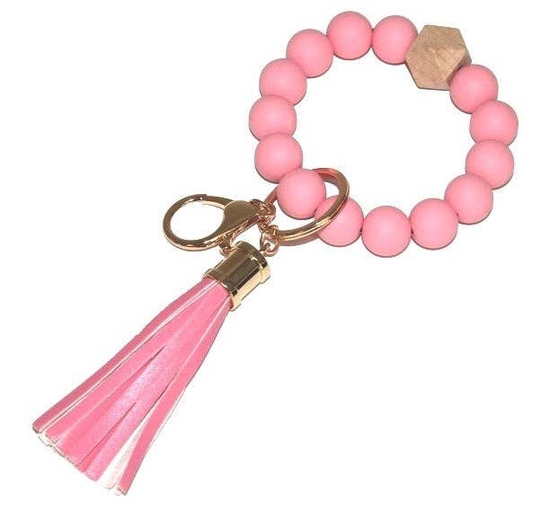 Beaded Keyring/Keychain Bracelet