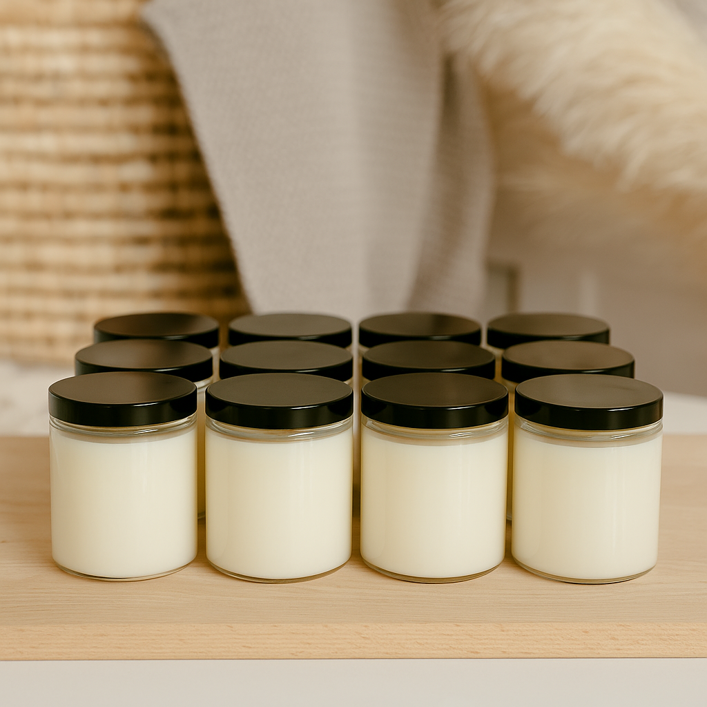 Ready to Label 9 oz Soy Candles | Many Scents to Choose From: Amberwood Lavender