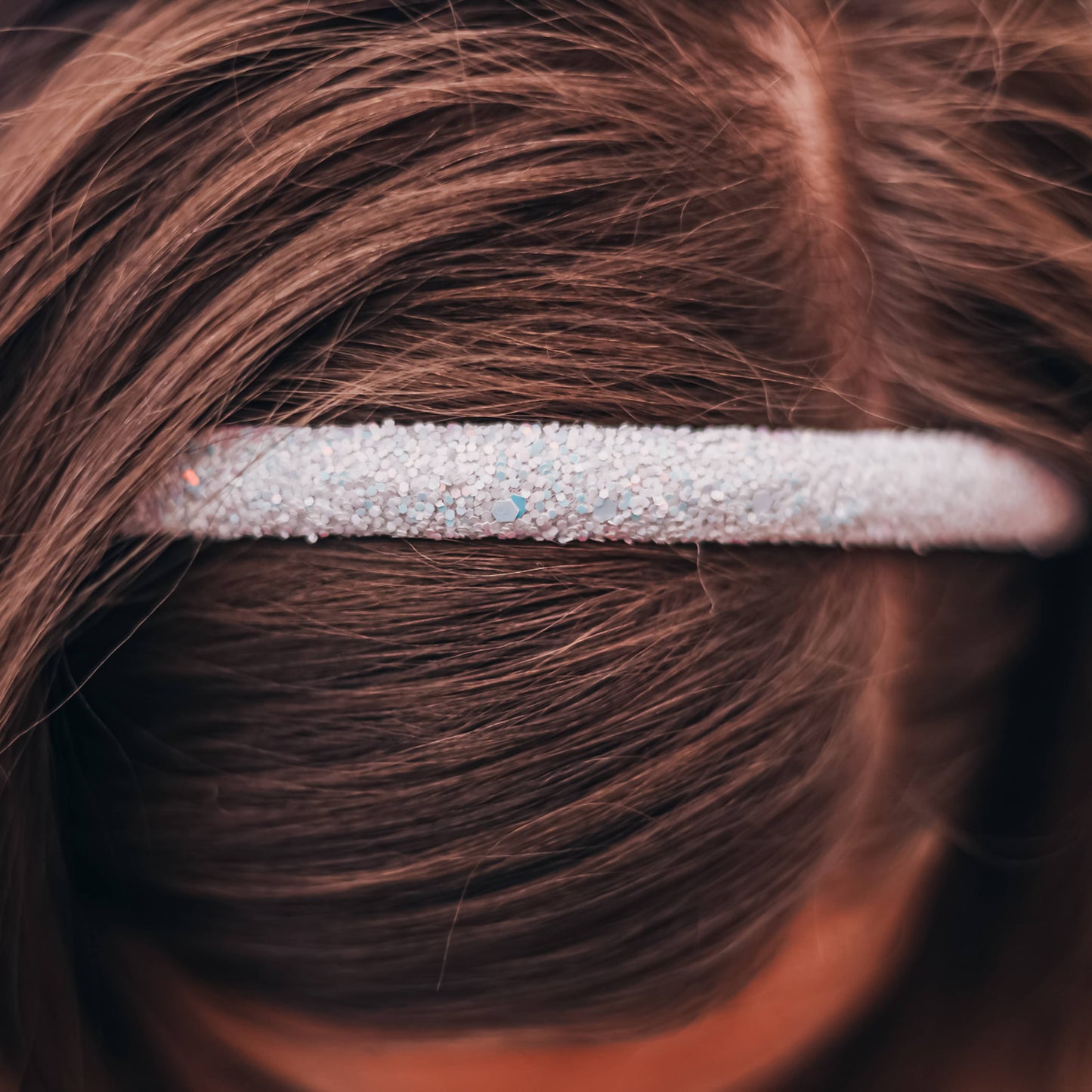 Glitter Headband - Thin Hairbands for Kids: Multi-Colored