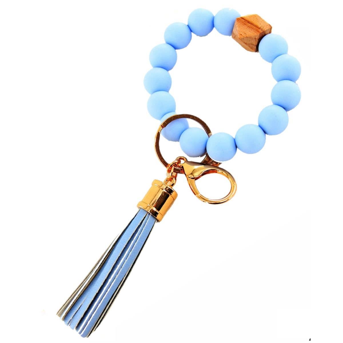 Beaded Keyring/Keychain Bracelet