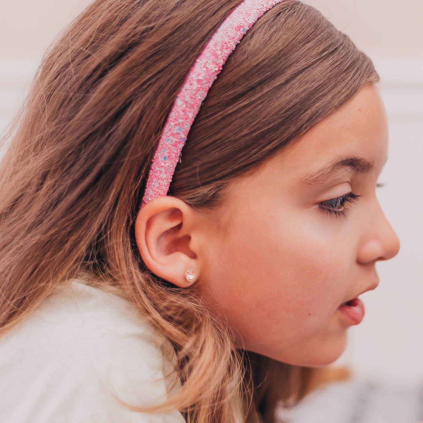 Glitter Headband - Thin Hairbands for Kids: Multi-Colored