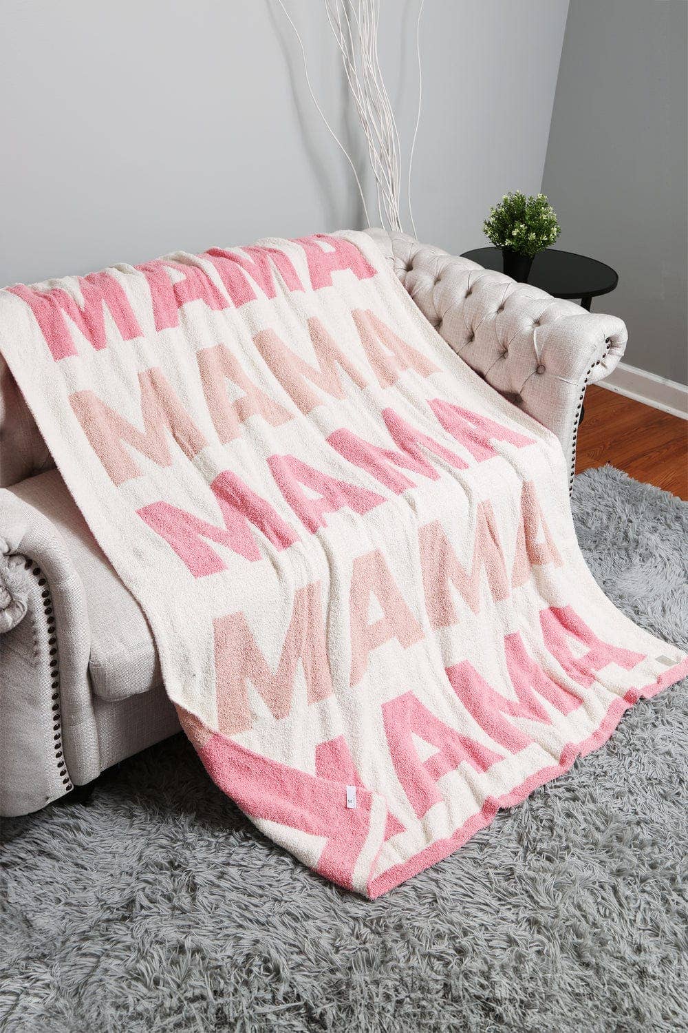 Super Lux Multi Tone Mama Throw Blanket: Pink