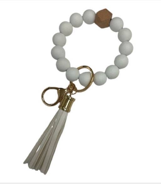 Beaded Keyring/Keychain Bracelet