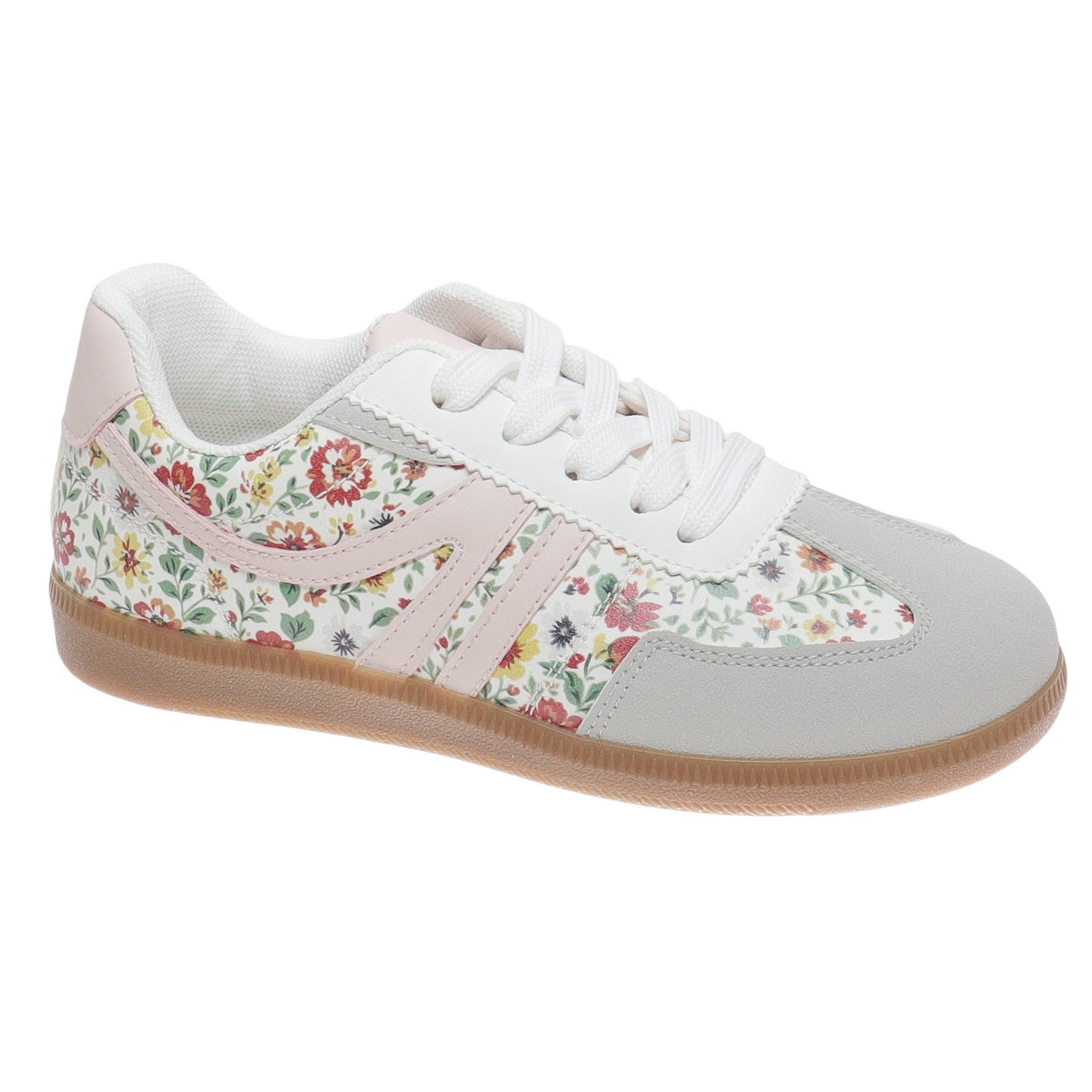 Girls Floral Tennis Shoe