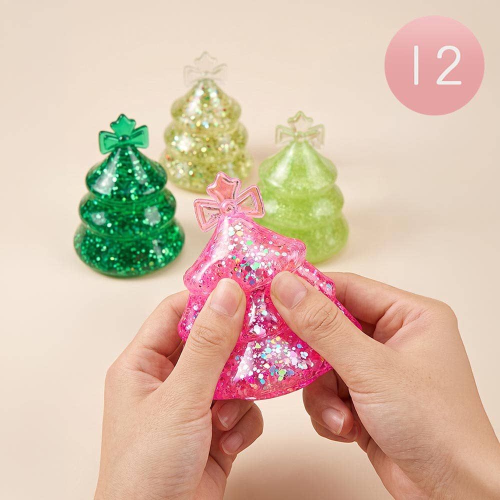 Glitter Christmas Tree Squeeze Squishy