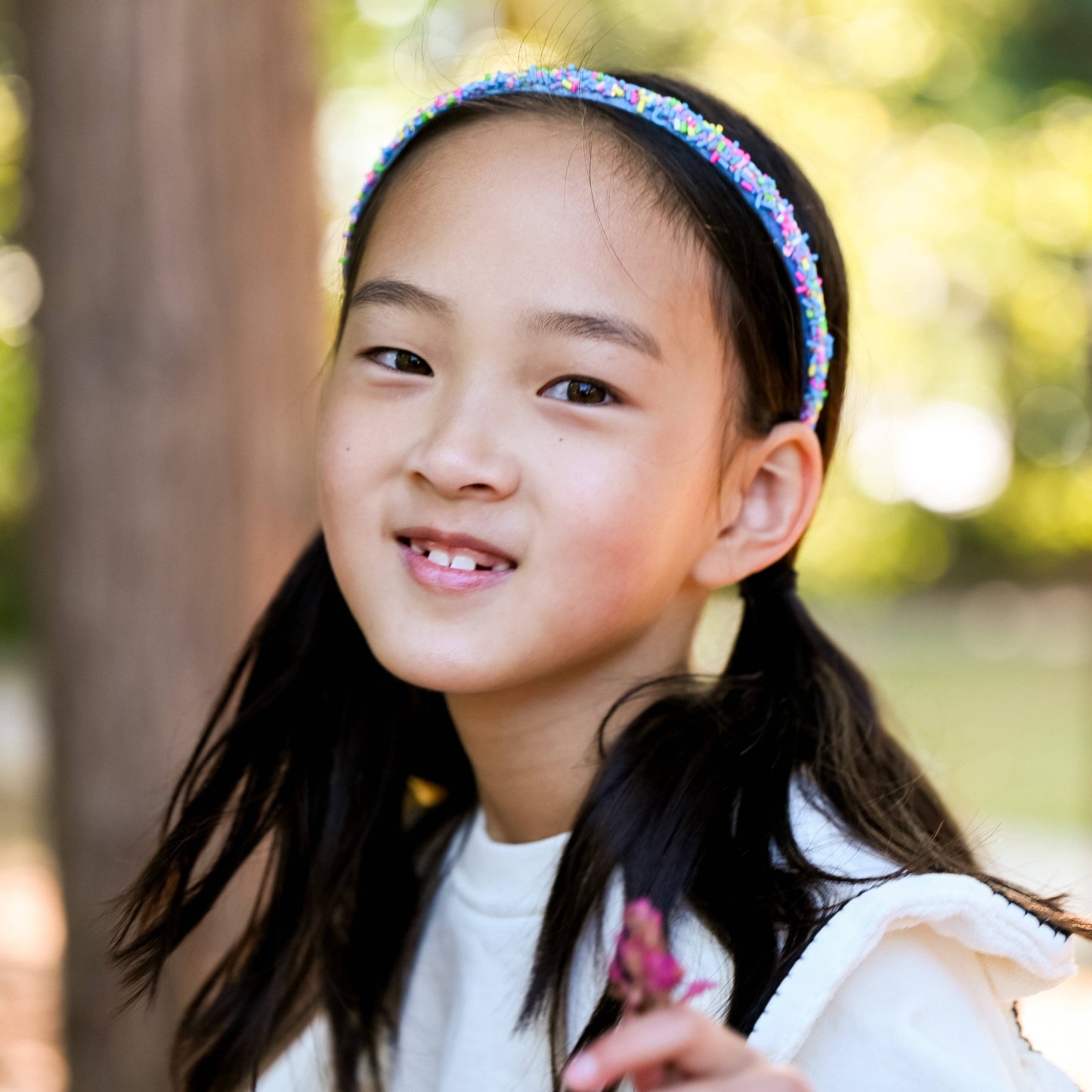 Thin Sprinkle Headband - Non Slip Hair Accessories for Kids: Blue