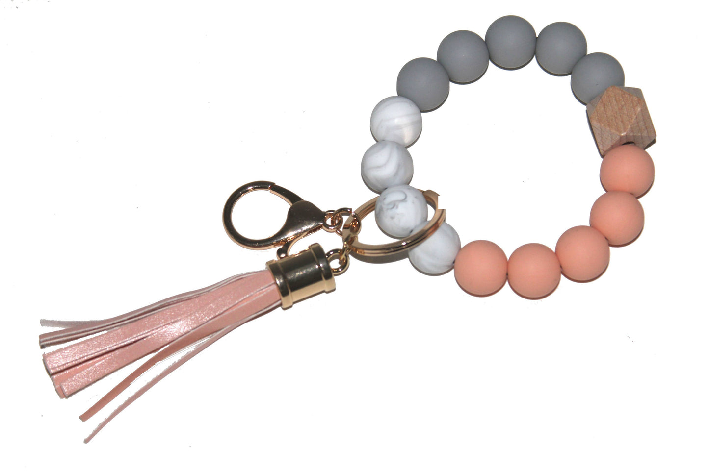 Beaded Keyring/Keychain Bracelet