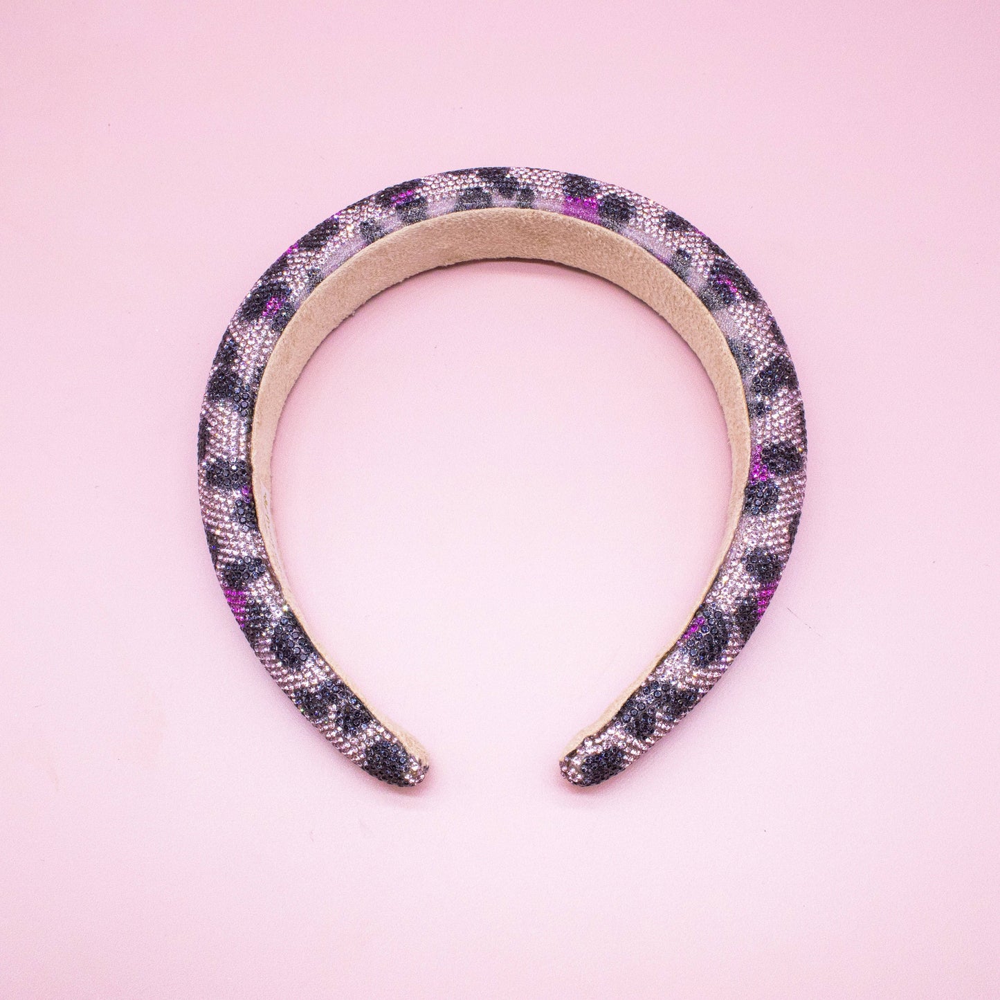 Rhinestone Headband - Kids Leopard Animal Print Hair Band