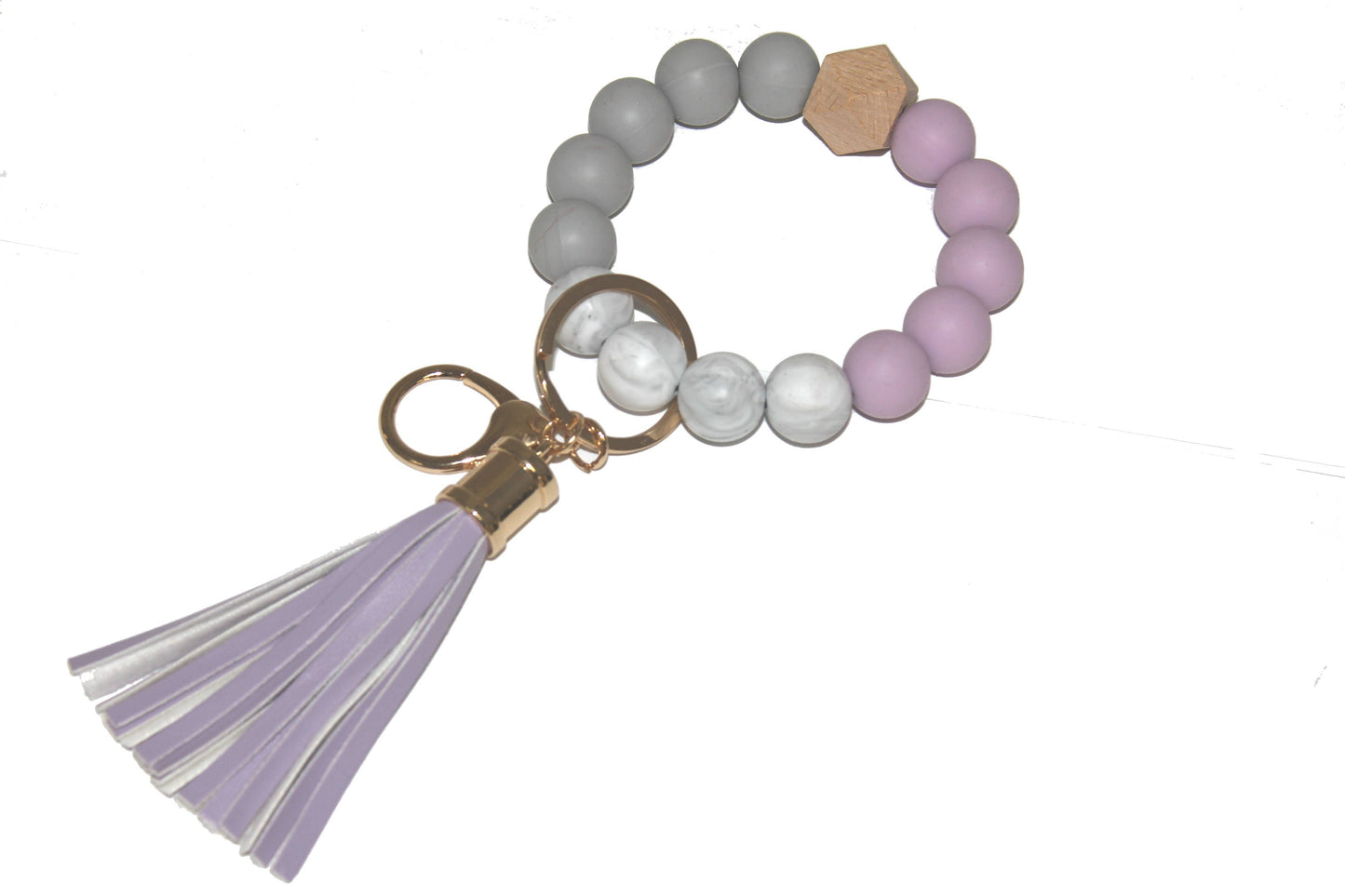Beaded Keyring/Keychain Bracelet