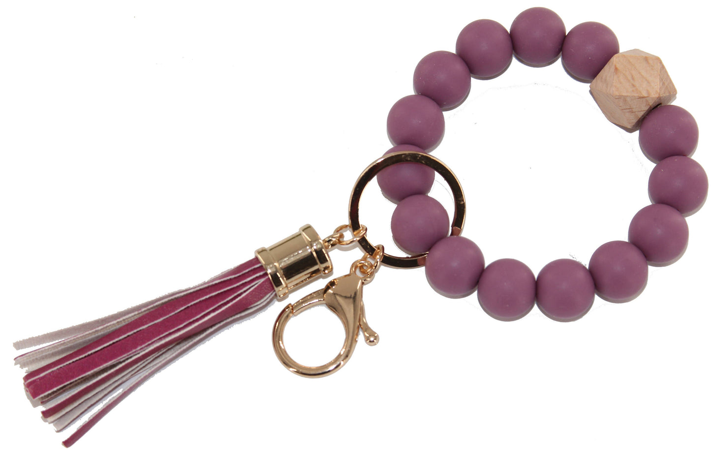 Beaded Keyring/Keychain Bracelet