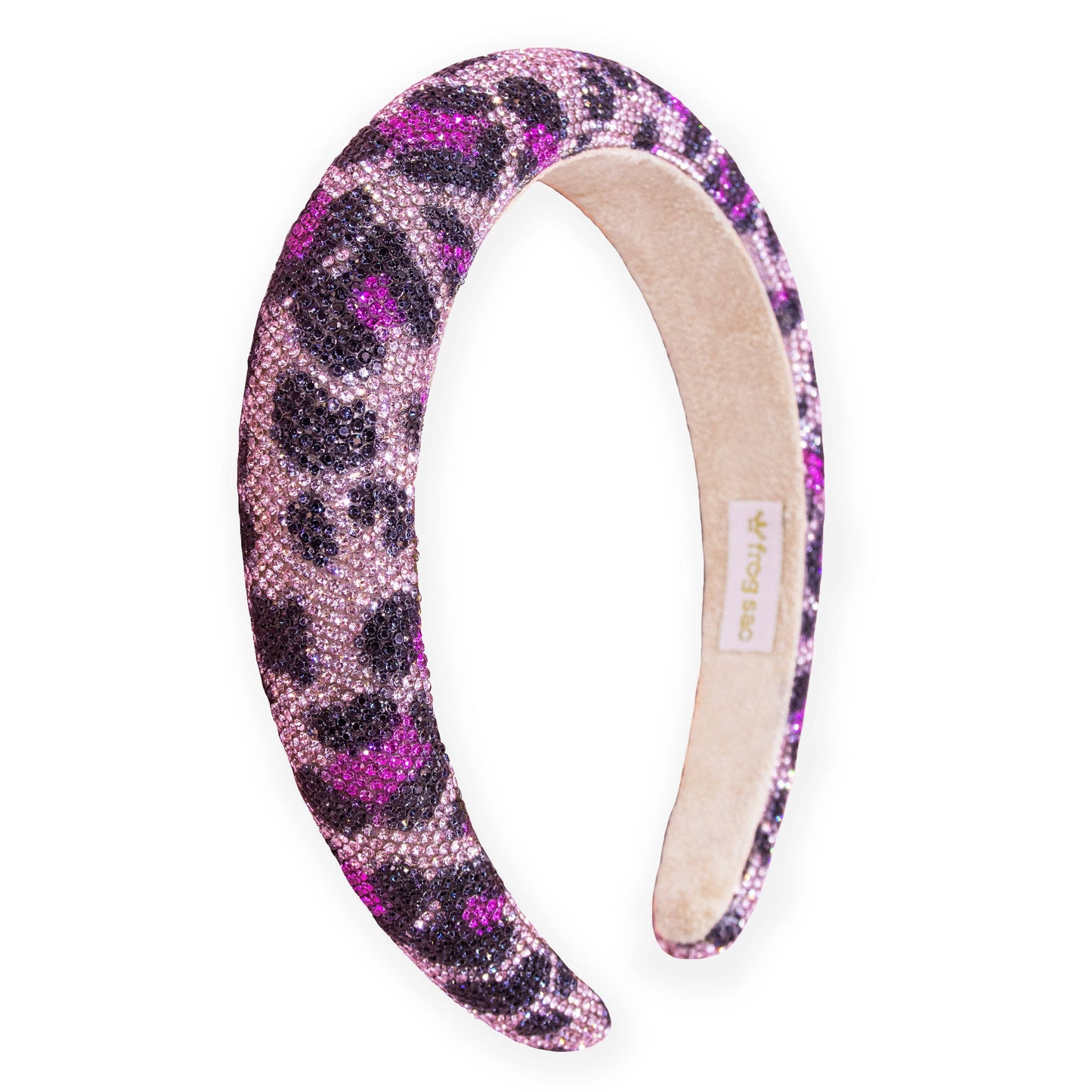 Rhinestone Headband - Kids Leopard Animal Print Hair Band
