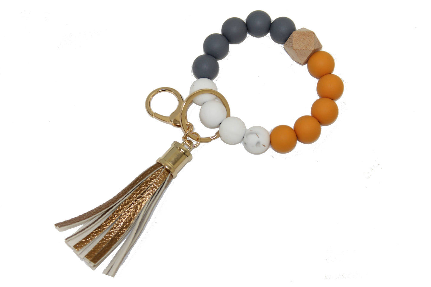 Beaded Keyring/Keychain Bracelet