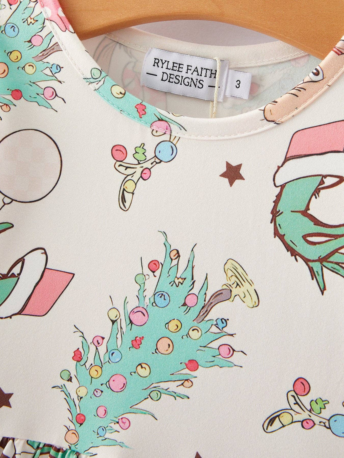 The Grinch Who Steals Smiles Girls Youth Dress