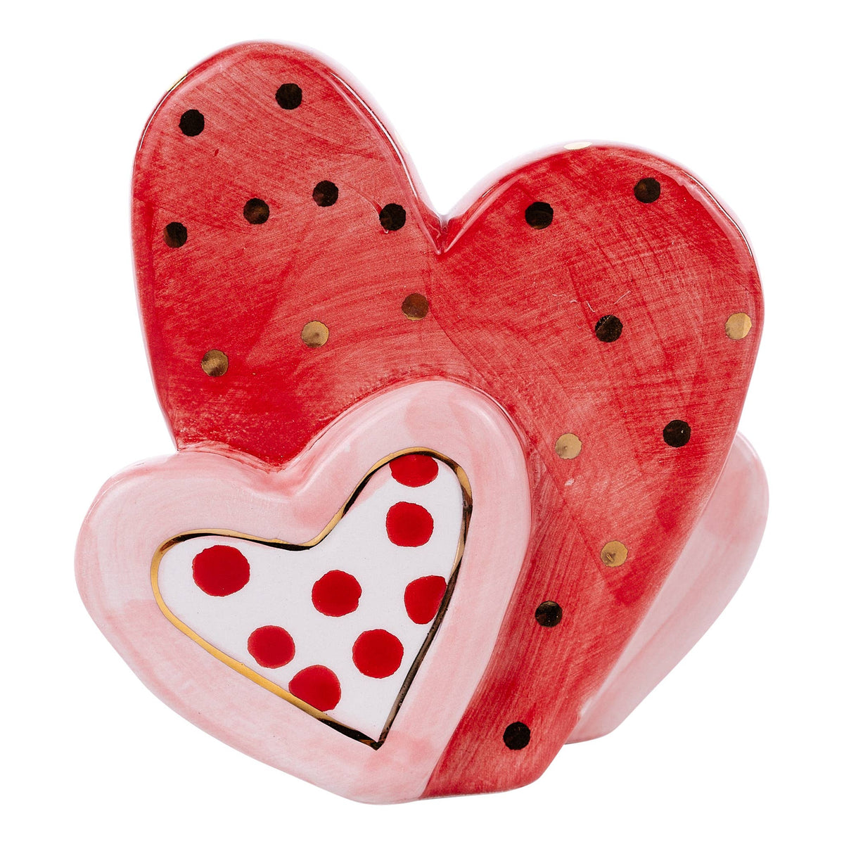 Red & White Heart Charcuterie Board Topper  - Valentine's