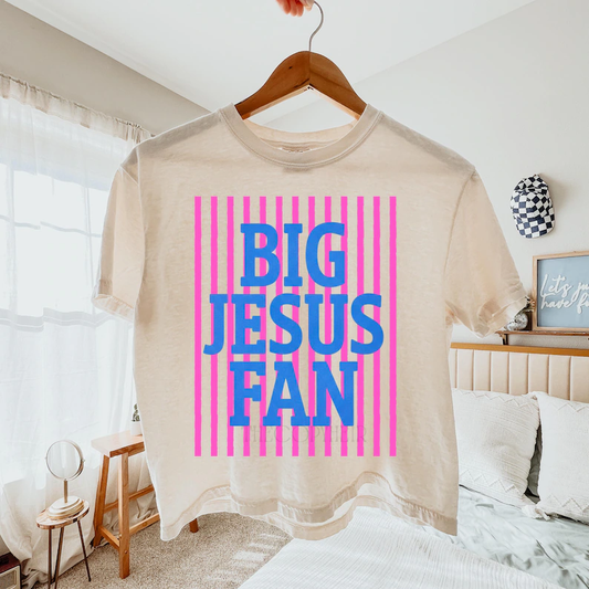 Big Jesus Fan Boxy Cropped