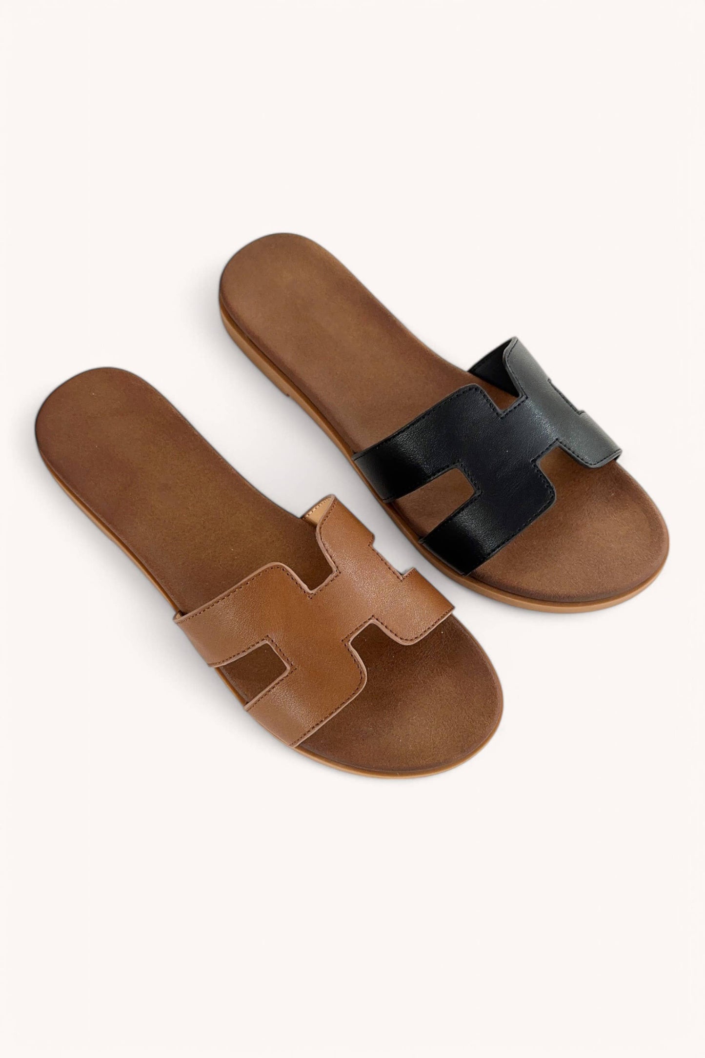 Hermmie Slip on Sandals BLACK