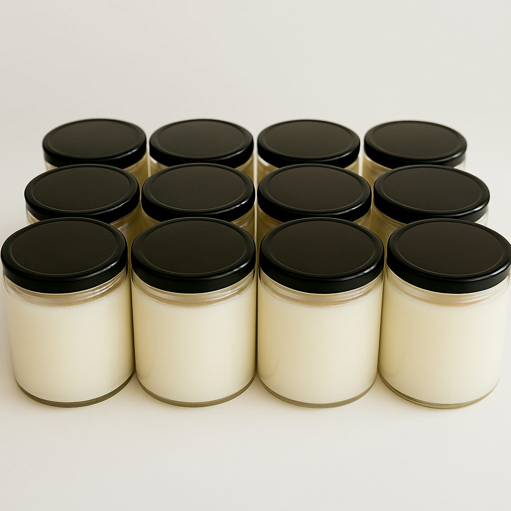 Ready to Label 9 oz Soy Candles | Many Scents to Choose From: Amberwood Lavender