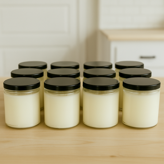 Ready to Label 9 oz Soy Candles | Many Scents to Choose From: Amberwood Lavender