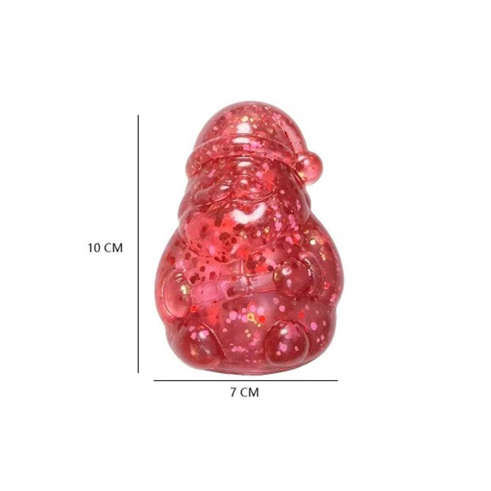 Glitter Christmas Santa Squeeze