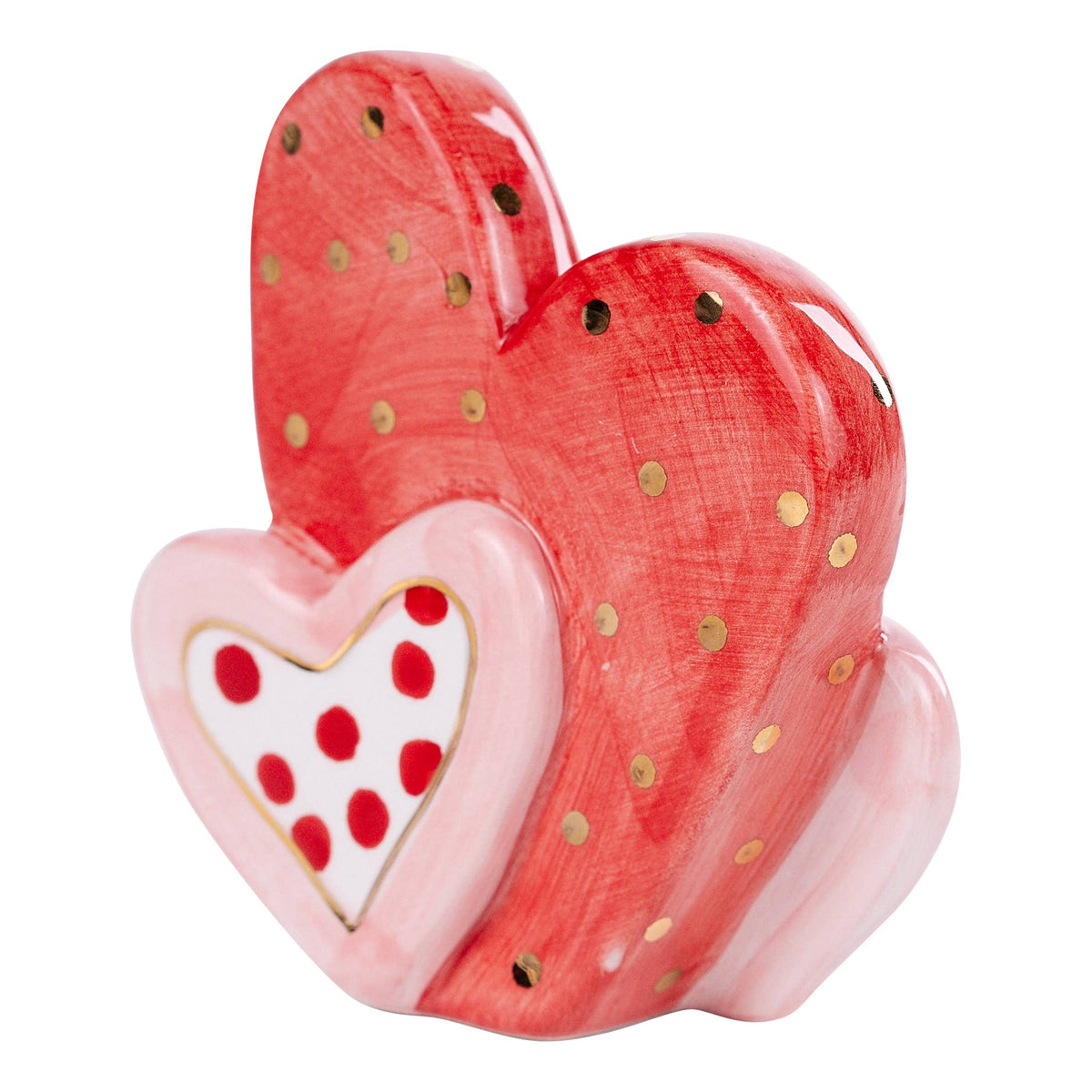Red & White Heart Charcuterie Board Topper  - Valentine's