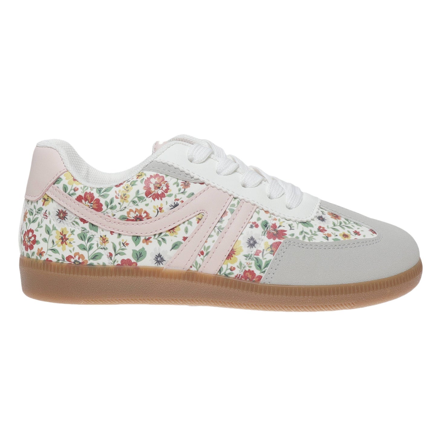 Girls Floral Tennis Shoe