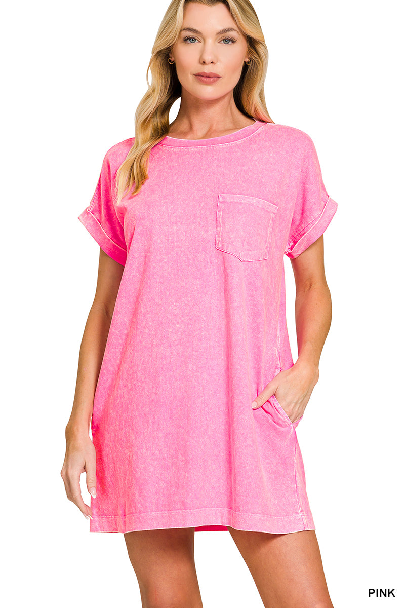 Cloud Cotton Relaxed Tee Dress