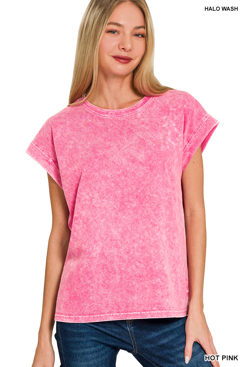 Cuffed Short Sleeve Tee