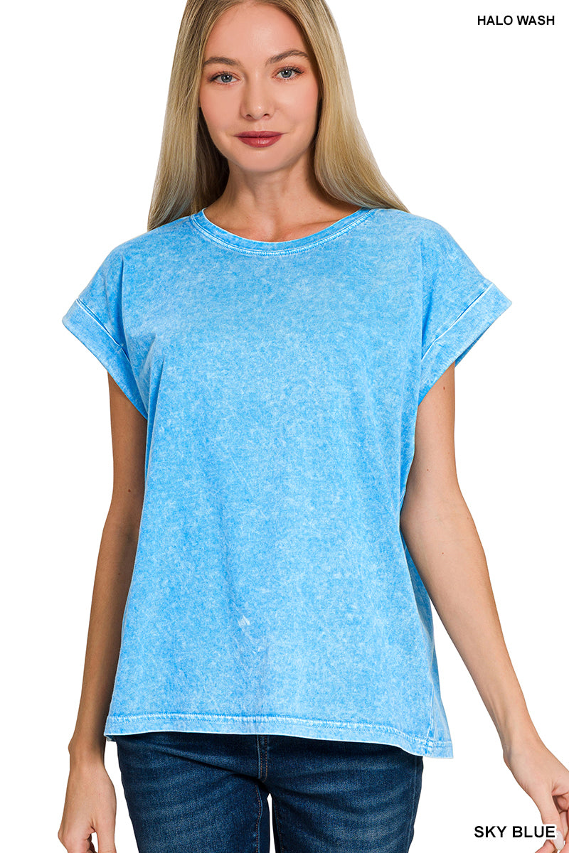Cuffed Short Sleeve Tee