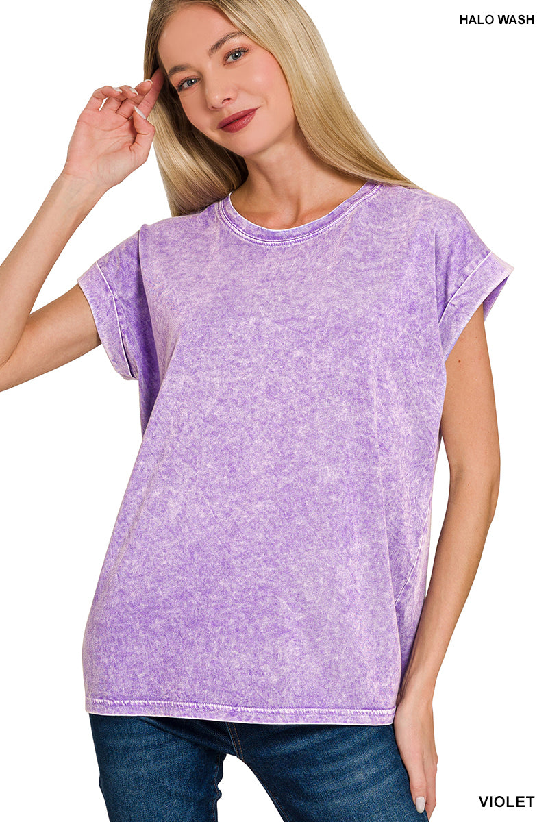 Cuffed Short Sleeve Tee