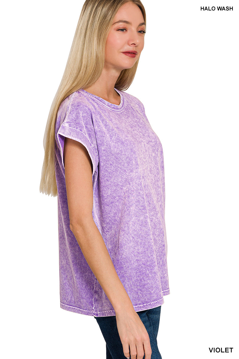 Cuffed Short Sleeve Tee
