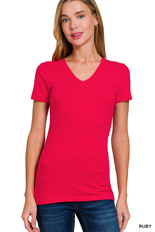 The Basic V-Neck Tee