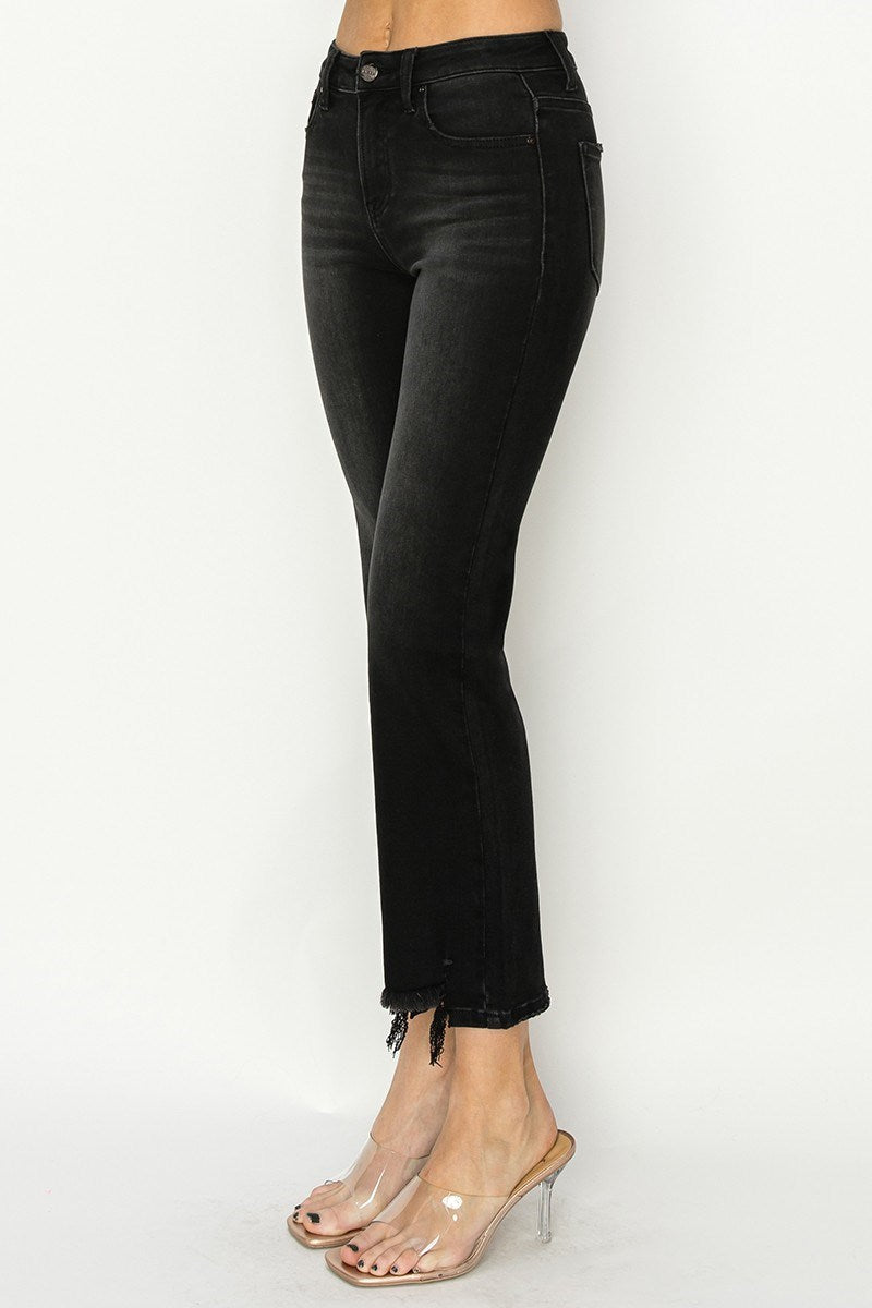 The Midnight Straight Jean (Black)  Risen Brand