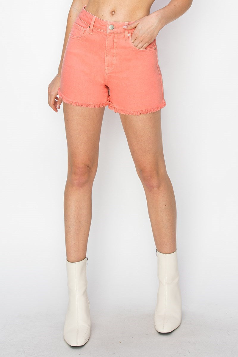 The High and Flirty High-Rise Short (Flamingo) Risen Brand
