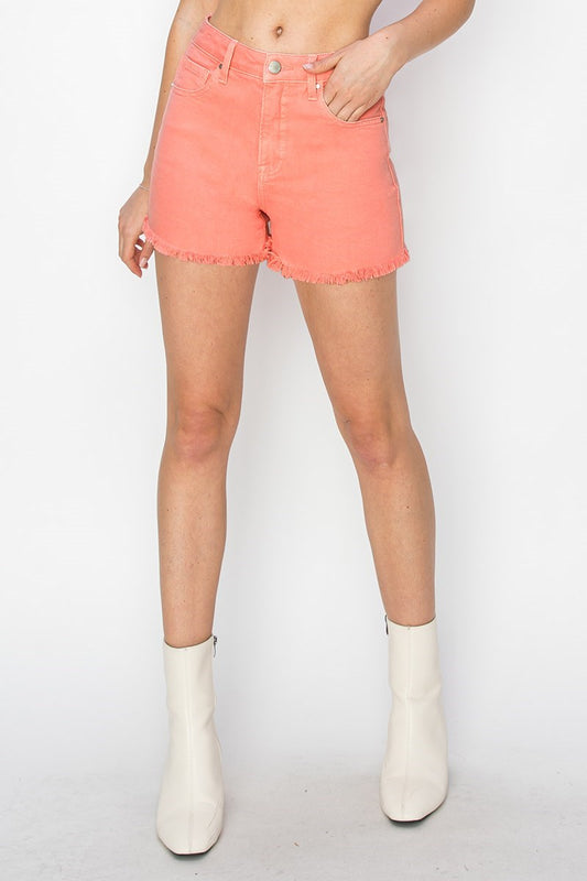 The High and Flirty High-Rise Short (Flamingo) Risen Brand