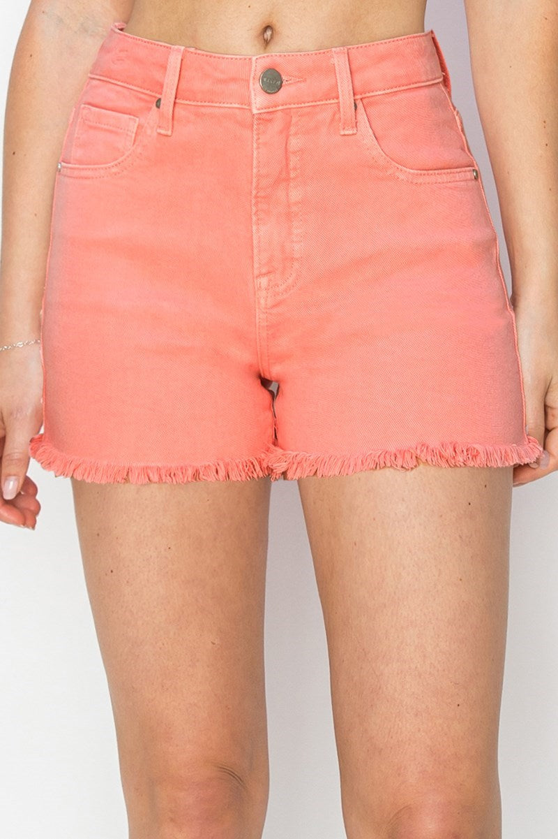 The Curvy Cutie Tummy Control Shorts CORAL Risen Brand