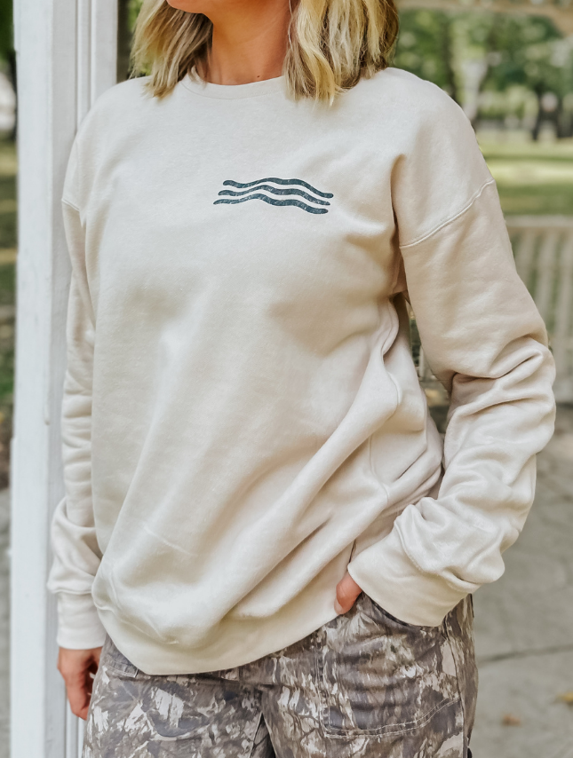 Be Still - Fall Edition Sweatshirt: Sand